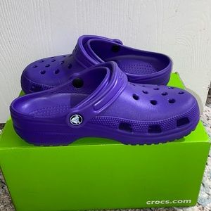 Purple Crocs